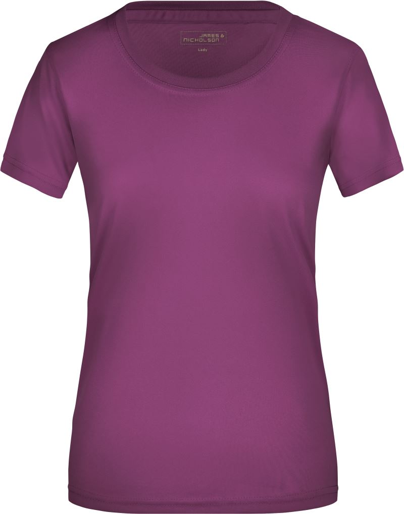 Levně Dámské žerzejové sportovní tričko - purple