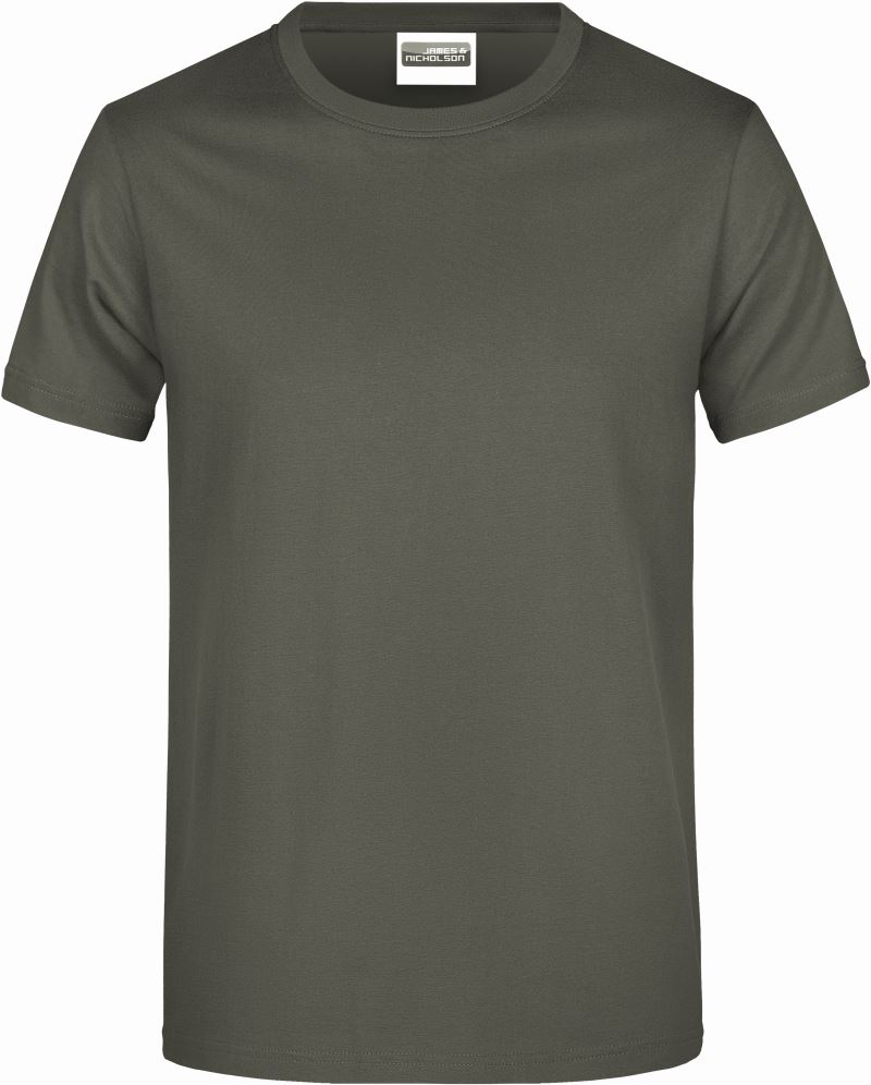 Levně Pánské tričko z těžké bavlny - dark grey