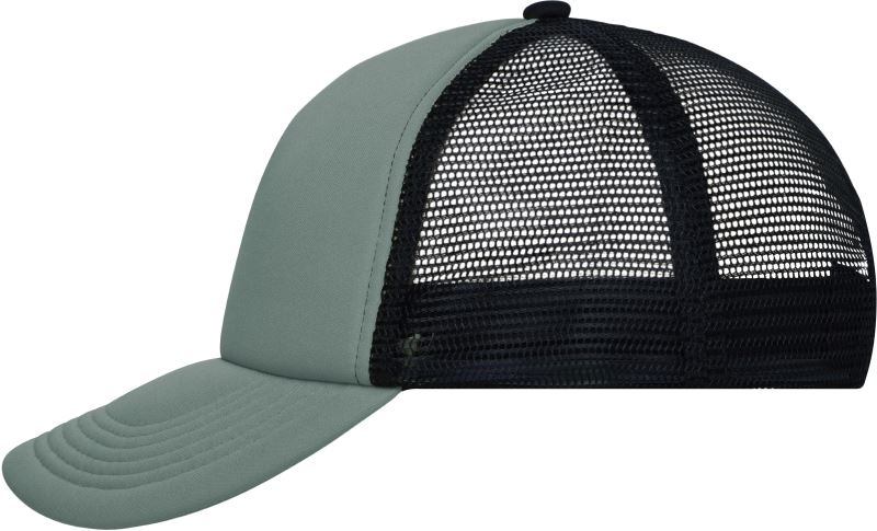 Levně 5 panelová polyesterová síťovaná kšiltovka - dark grey/black