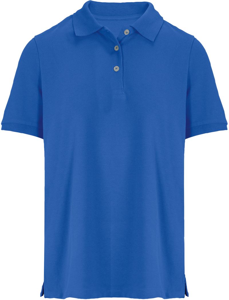 Dámské piqué polo z těžké bavlny - royal blue