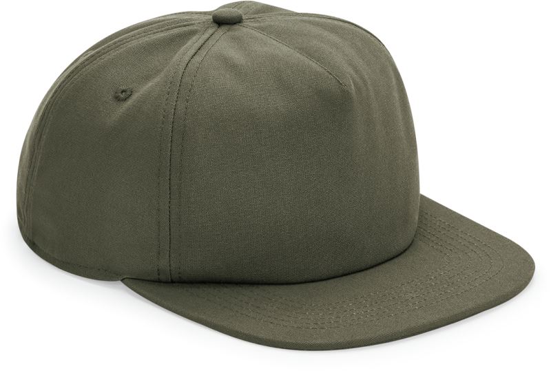Levně 5 panelová kšiltovka z bio bavlny - olive green