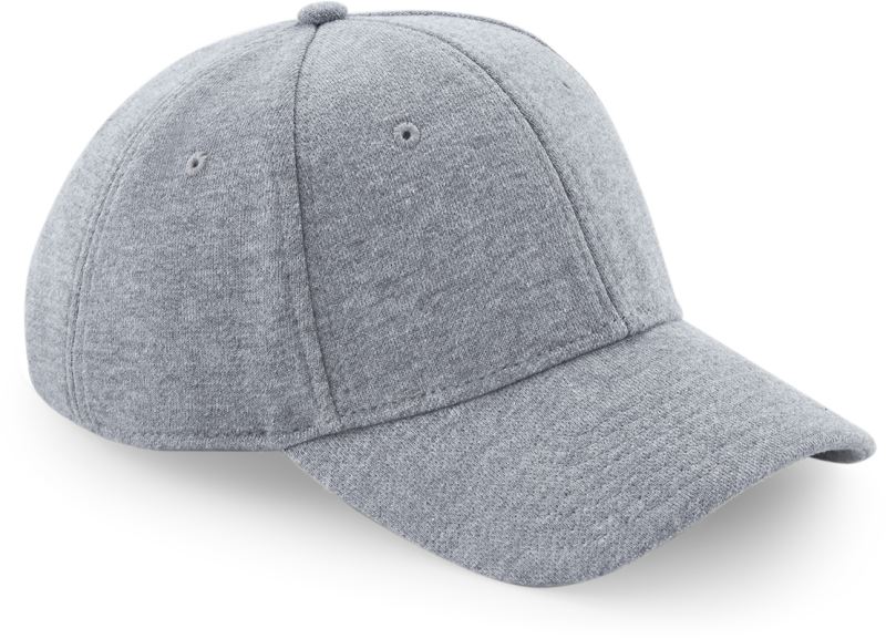 Levně 6 panelová kšiltovka "Jersey Athleisure" - heather grey