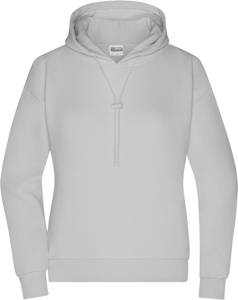 Levně Dámská mikina s kapucí "Lounge" - soft grey