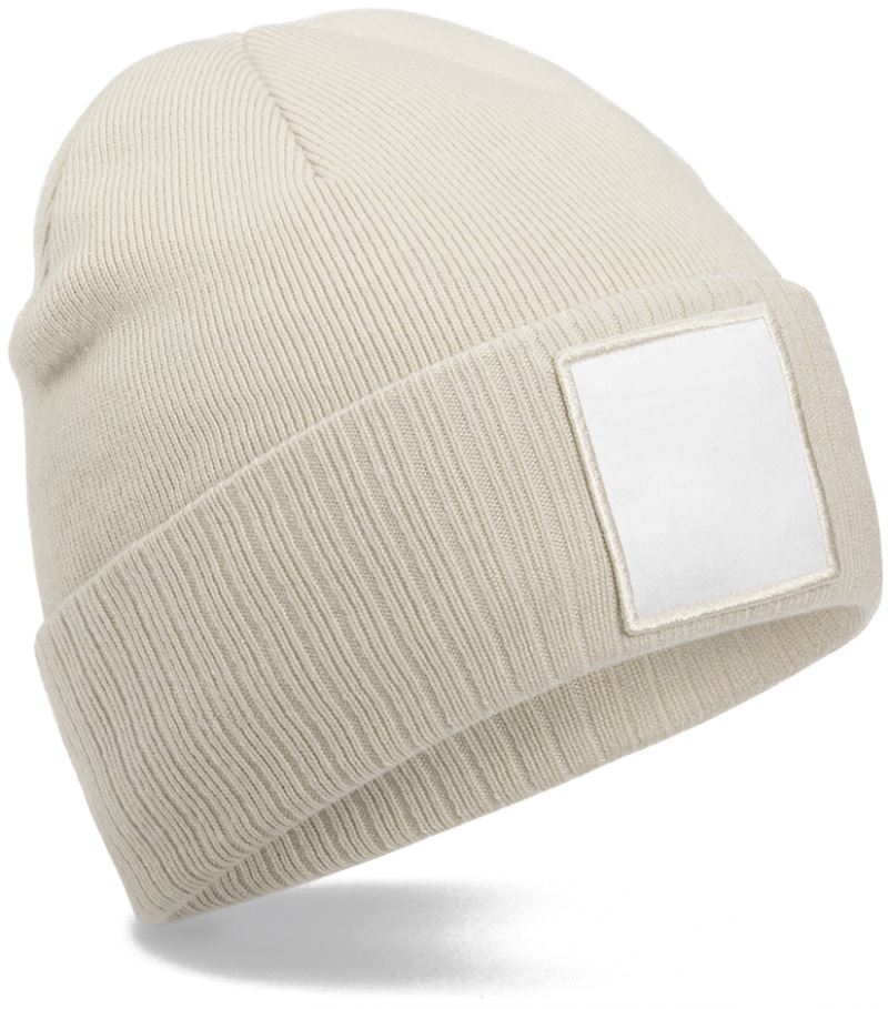 Levně Čepice Patch - oatmeal/white