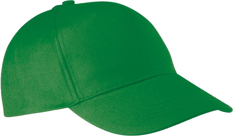5 panelová kšiltovka - kelly green