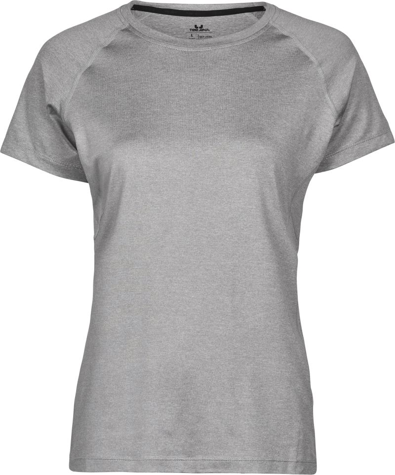 Levně Dámské sportovní tričko CoolDry - grey melange