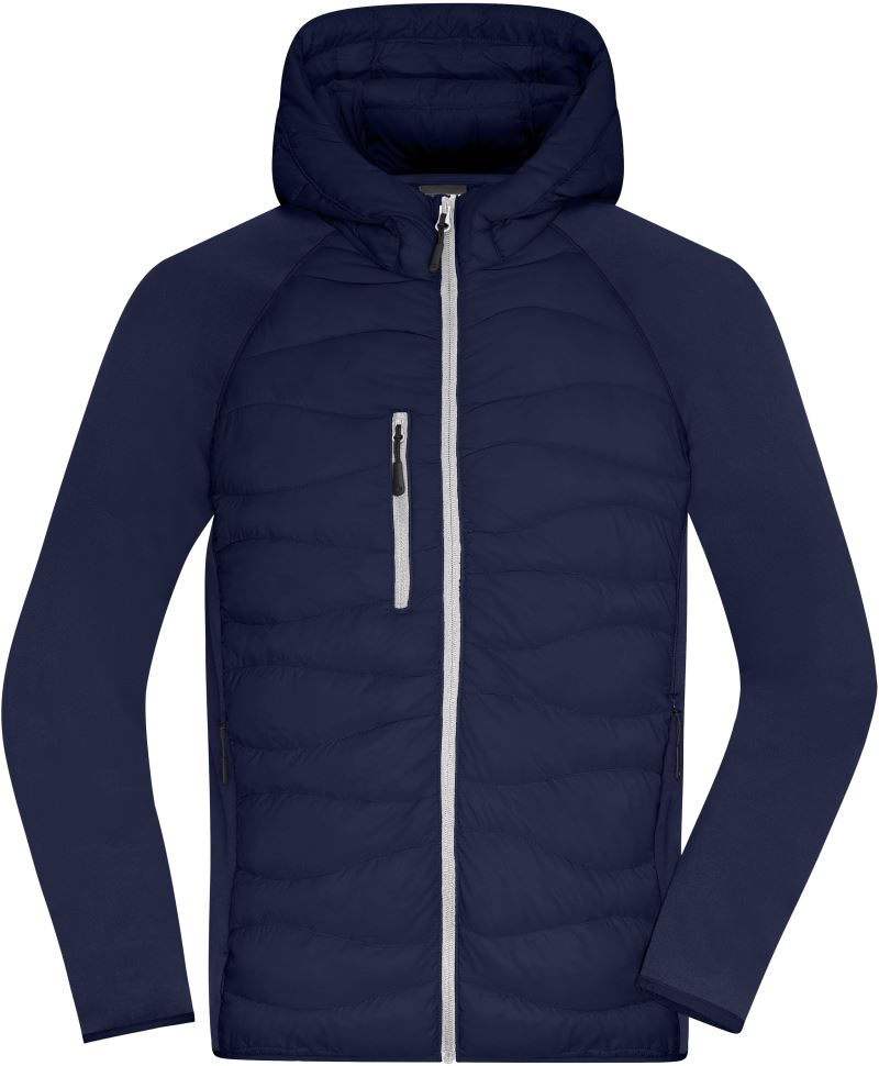 Pánská hybridní bunda - navy/navy
