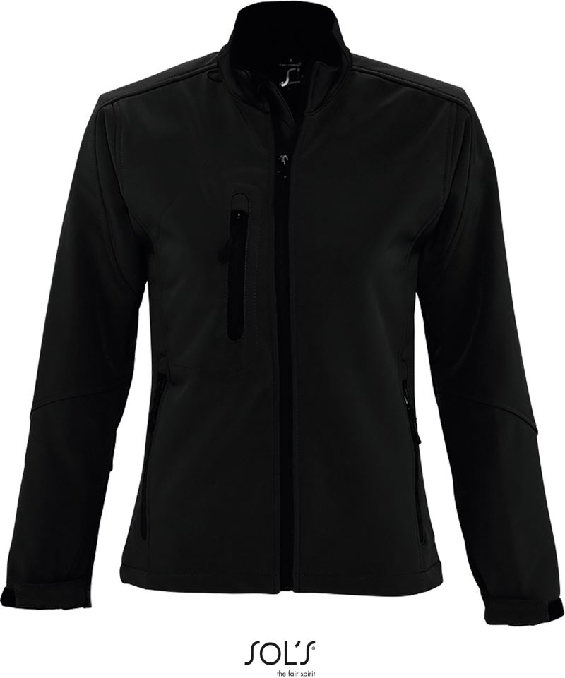 Levně Dámská 3-vrstvá softshellová bunda - black