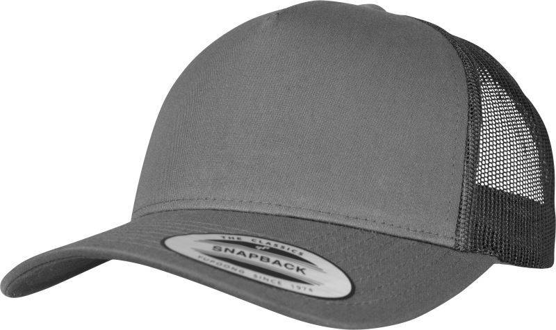 Levně 5 panelová Retro Trucker kšiltovka - charcoal
