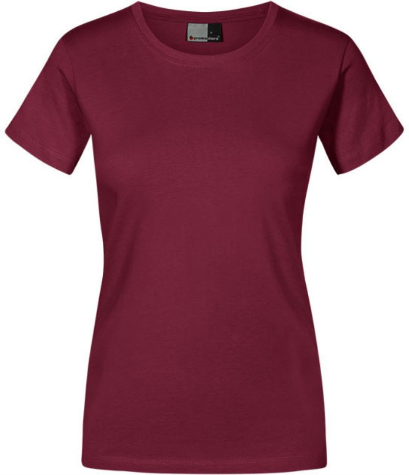 Levně Dámské tričko "Premium" - burgundy