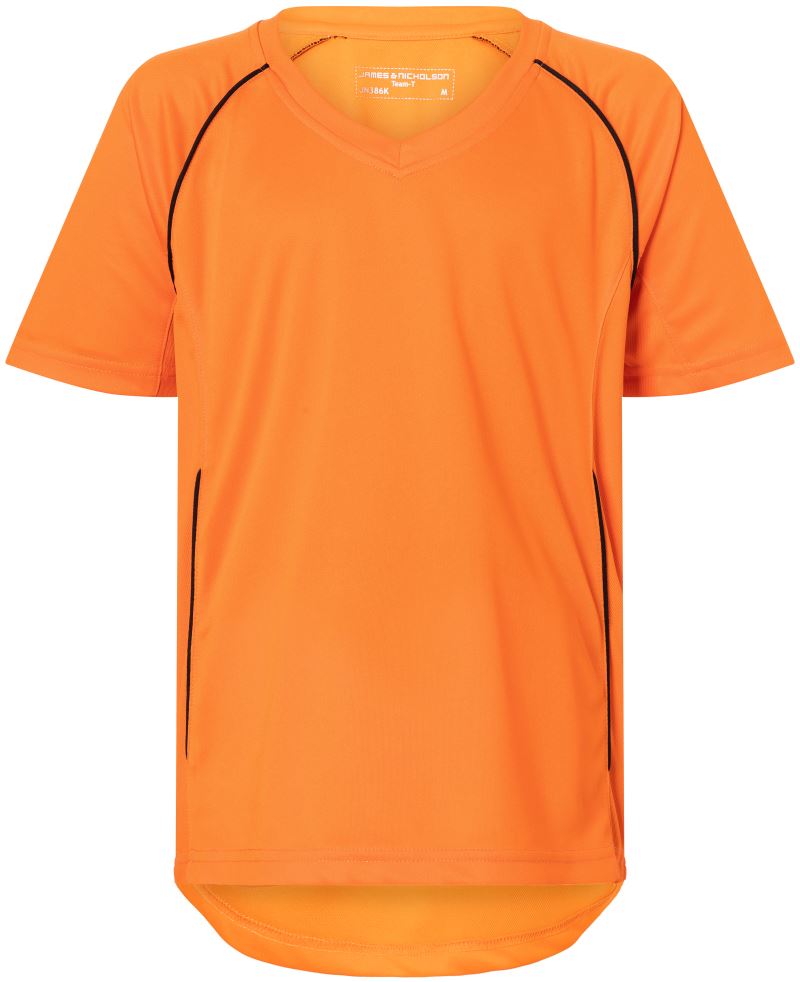 Levně Dětské týmové tričko - orange/black