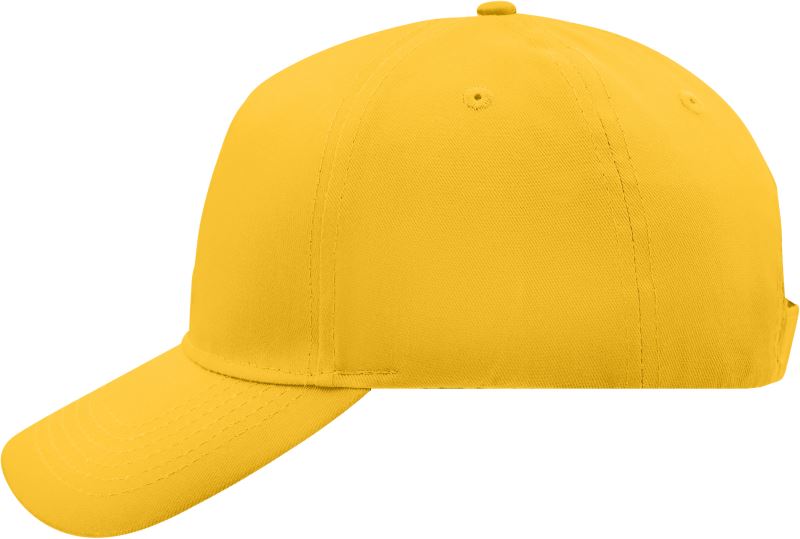5 panelová kšiltovka - yellow