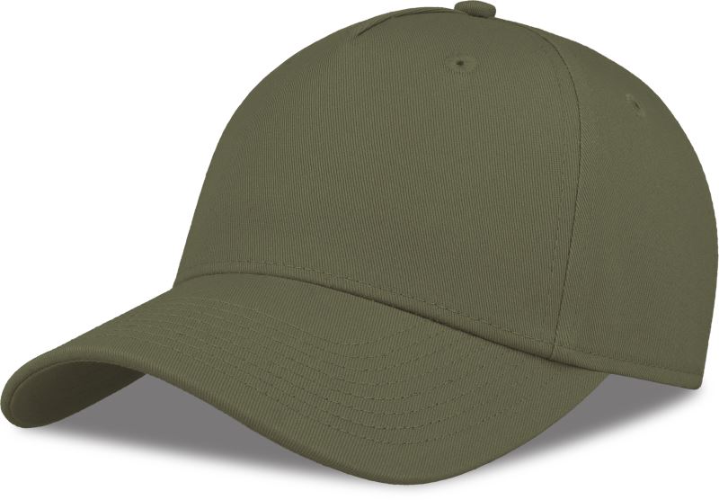 Levně 5 panelová kšiltovka - olive
