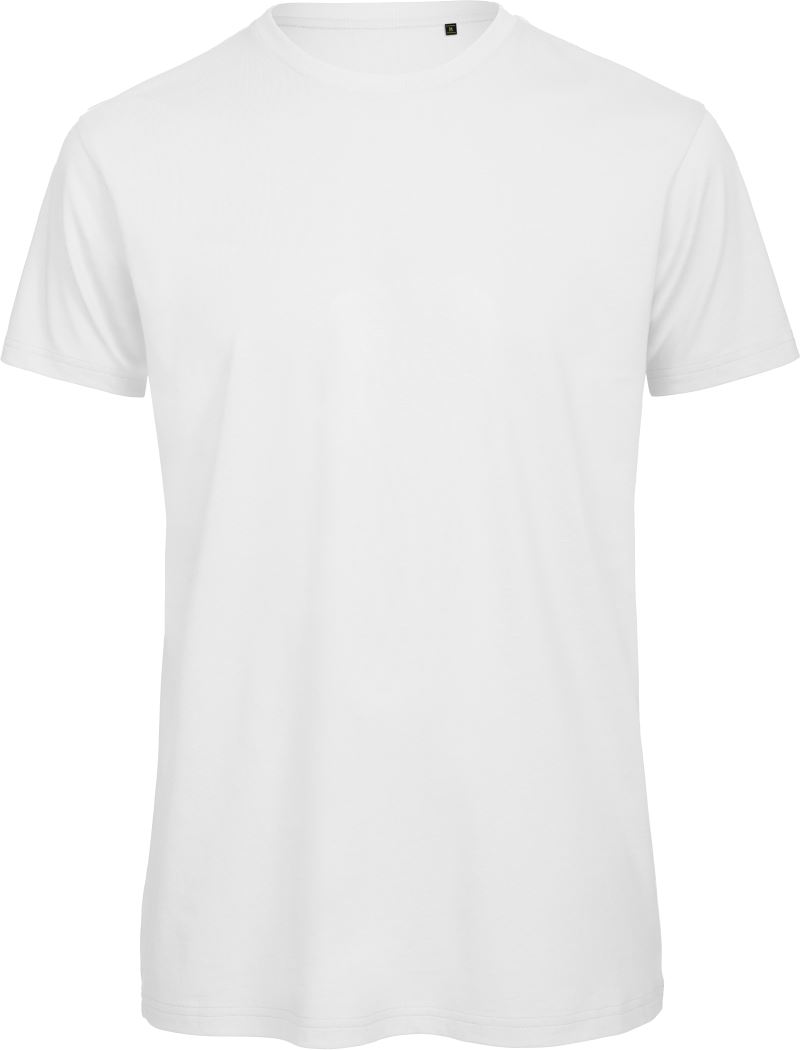 Levně Pánské tričko Medium Fit z bio bavlny - white