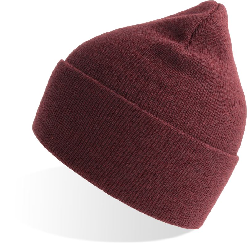 Levně Pletená čepice "Pure" - burgundy melange
