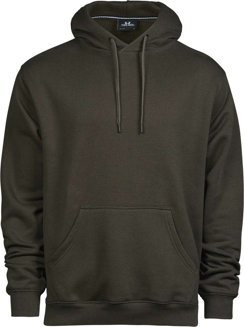 Levně Mikina s kapucí - dark olive