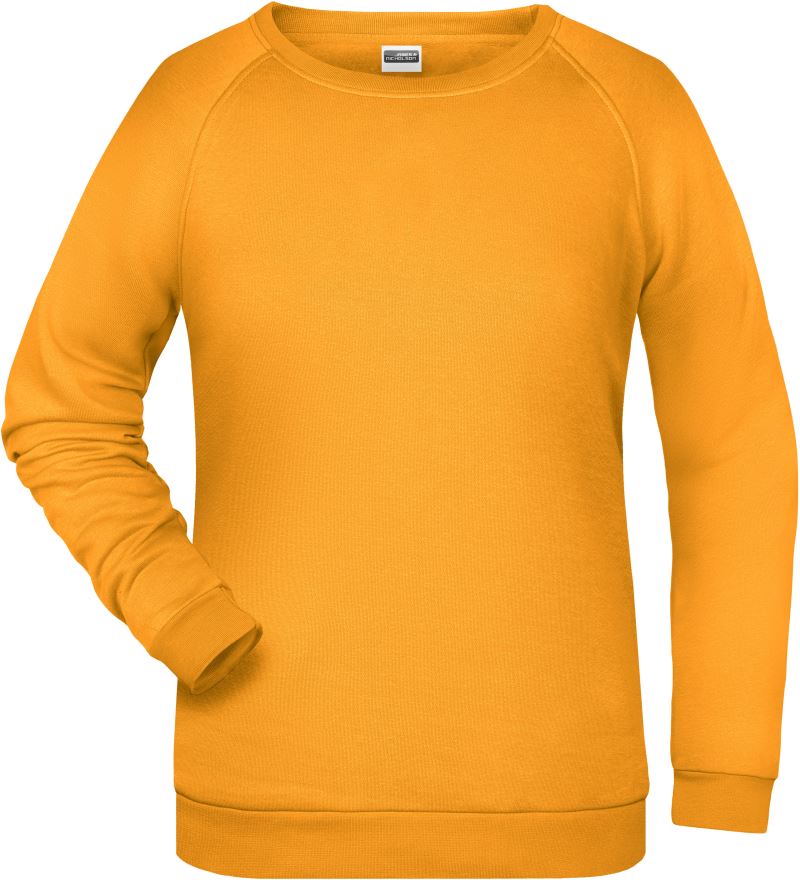 Levně Dámská raglánová mikina - gold yellow