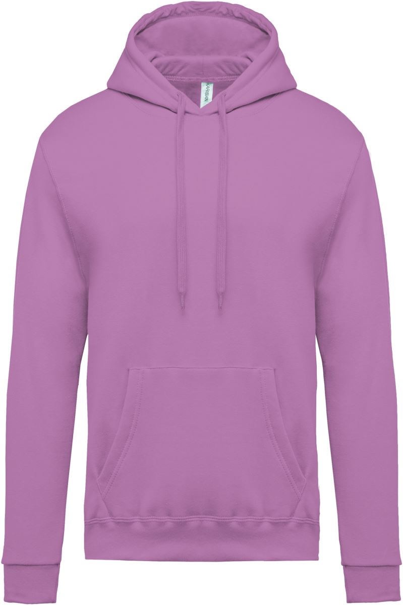 Levně Pánská mikina s kapucí - dusty purple