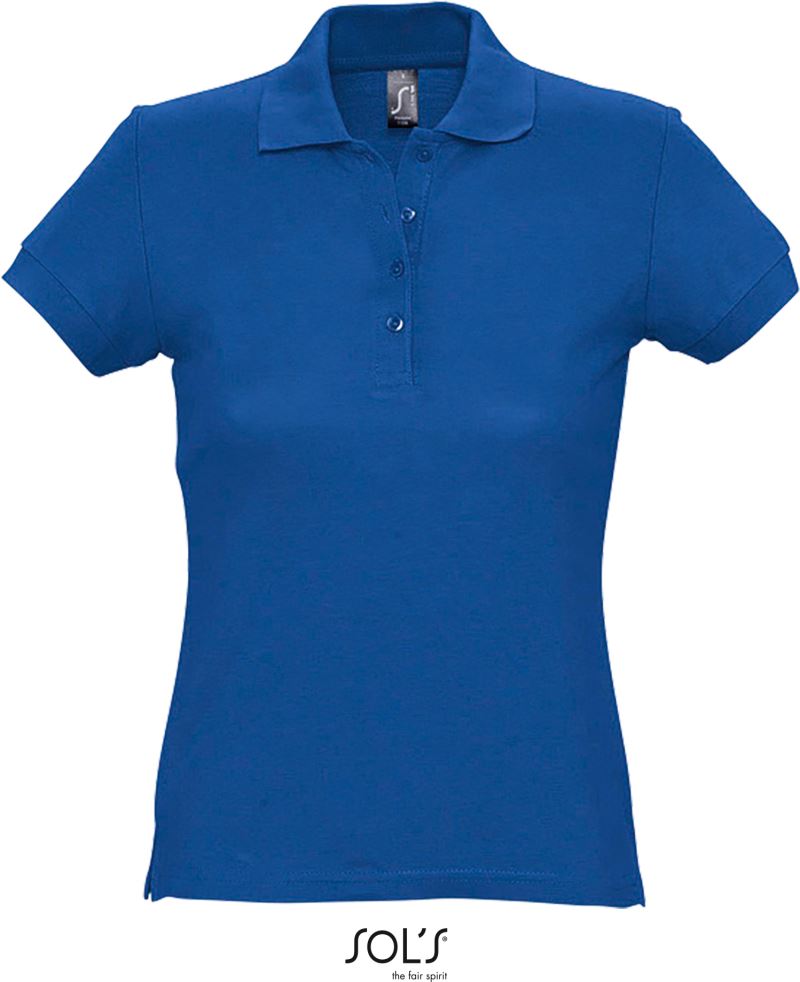 Levně Dámské piqué polo - royal