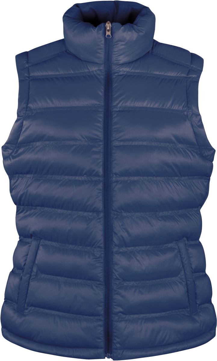 Levně Polstrovaná dámská vesta "IceBird" - navy