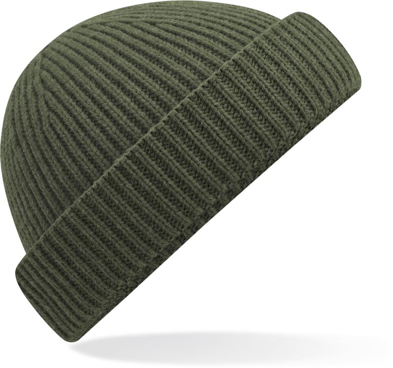 Levně Pletená čepice "Harbour" - olive green