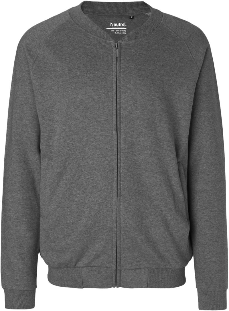 Levně Unisex mikina z bio bavlny - dark heather
