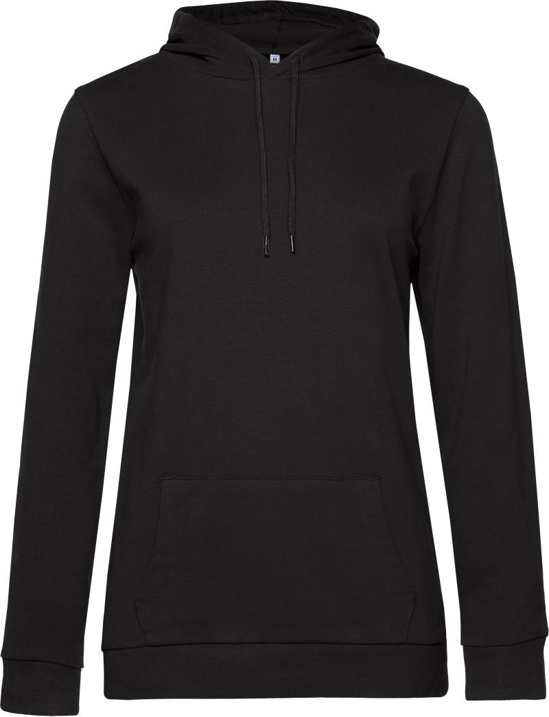 Dámská mikina s kapucí - black pure