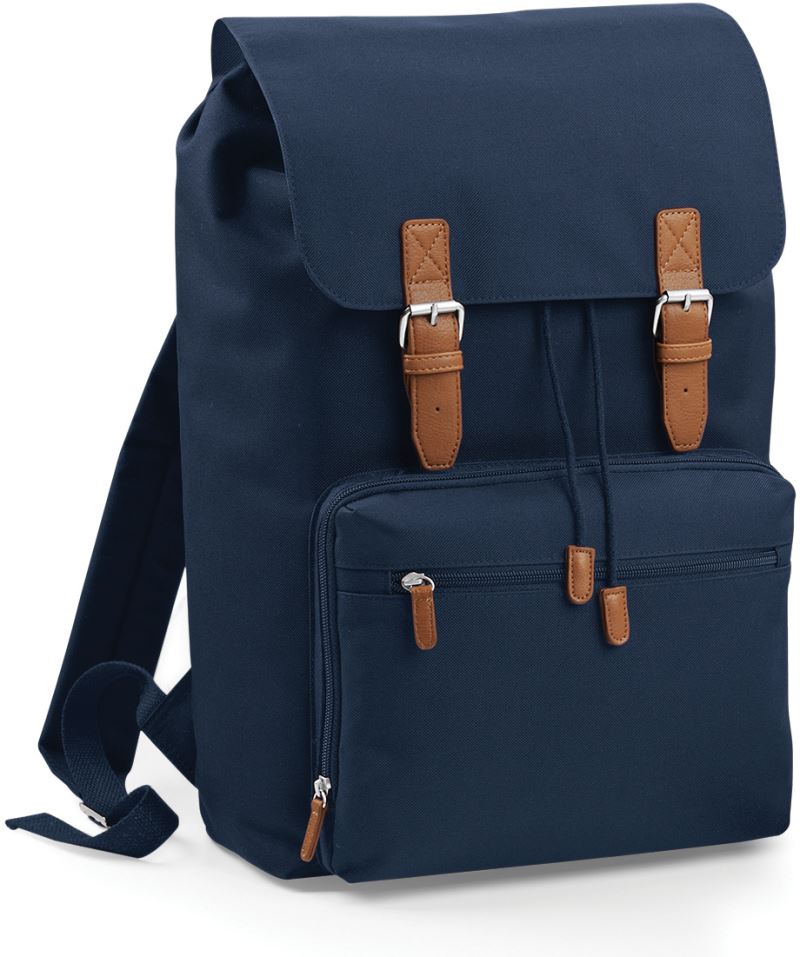 Vintage batoh na notebook - french navy