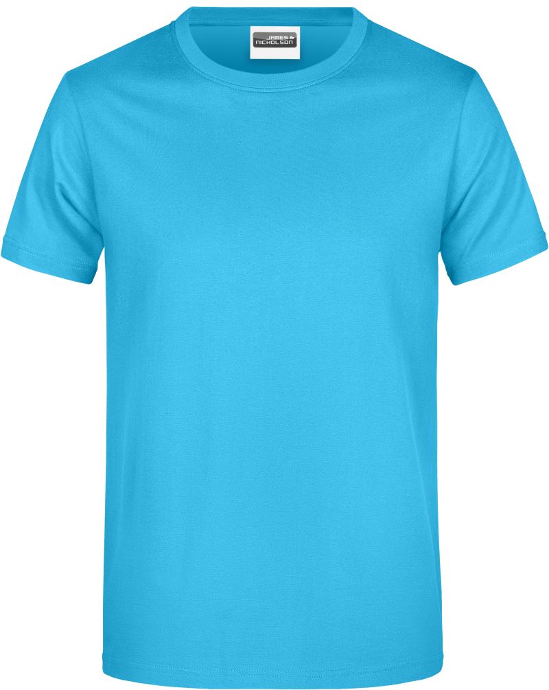 Levně Pánské tričko z těžké bavlny - turquoise