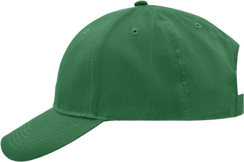 Levně Broušená 6 panelová kšiltovka - green