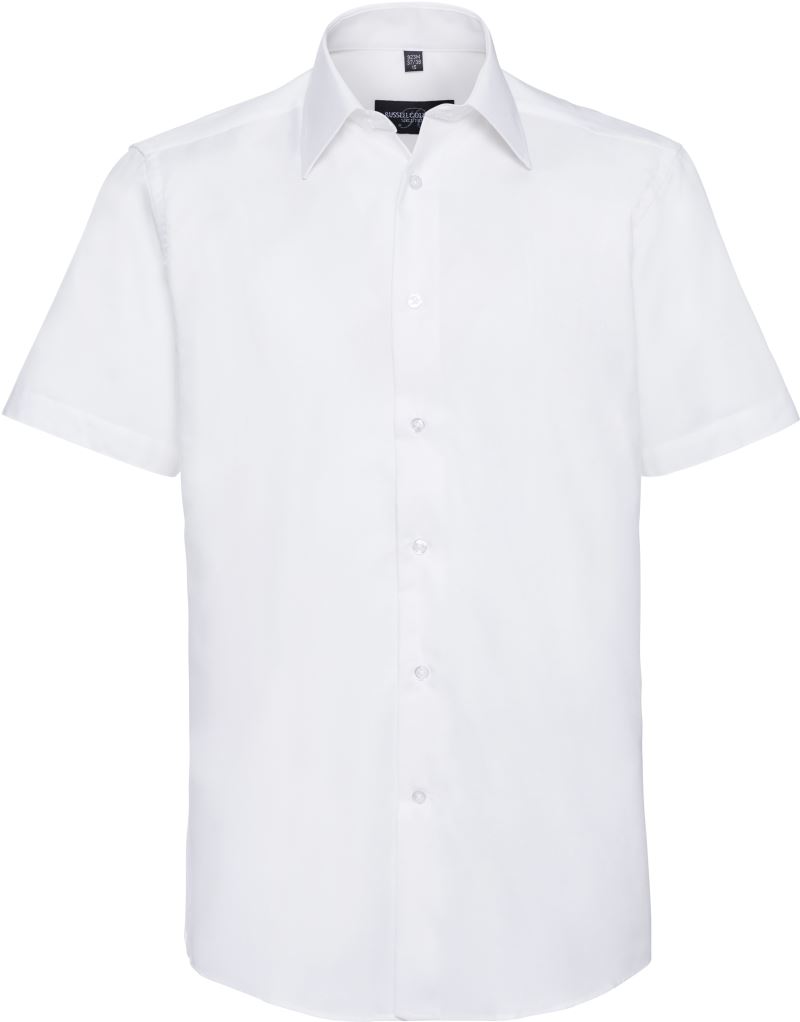 Košile Oxford s krátkým rukávem - white