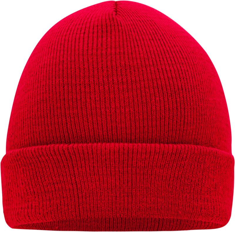 Pletená čepice - red