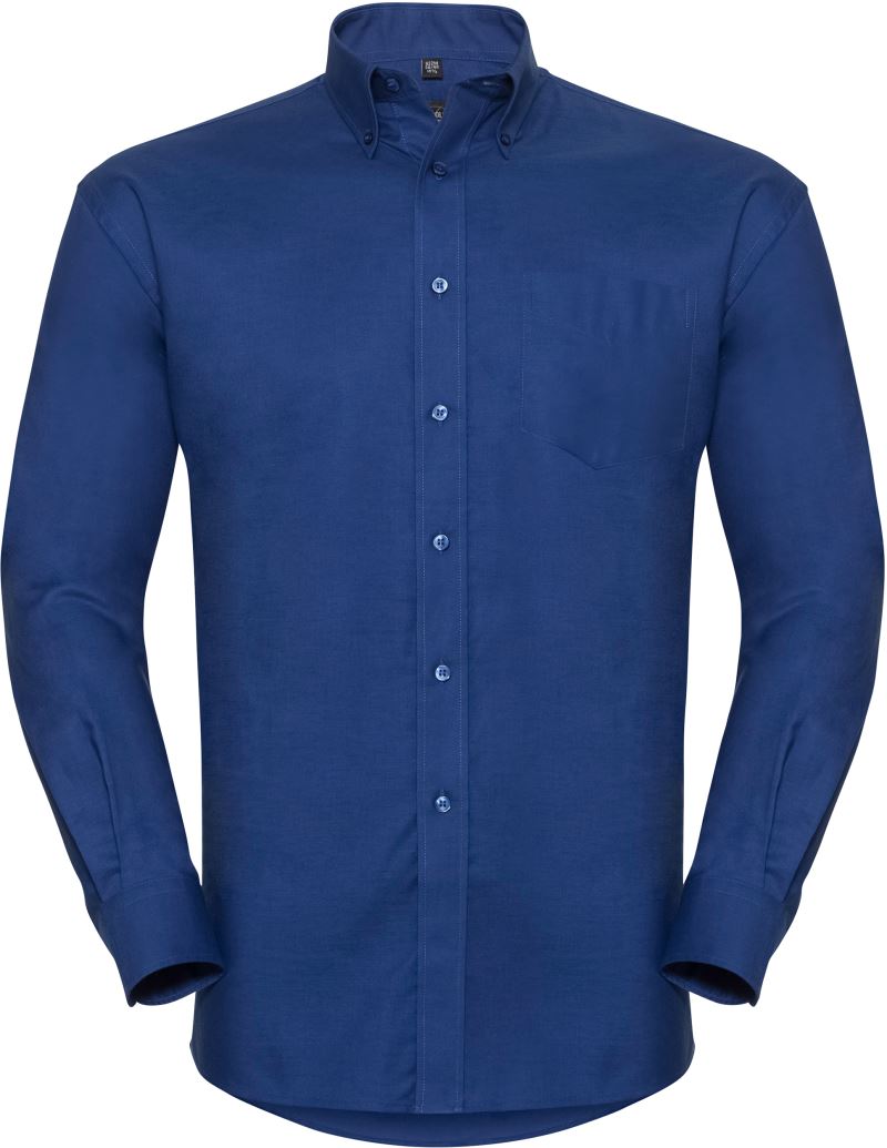 Levně Košile Oxford s dlouhým rukávem - bright royal