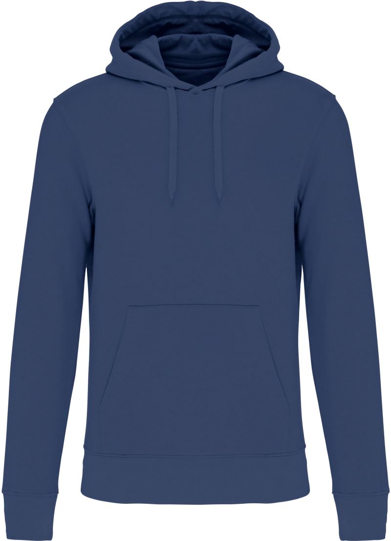 Levně Pánská eco-friendly mikina s kapucí - deep blue
