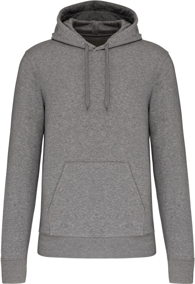 Levně Pánská eco-friendly mikina s kapucí - grey heather