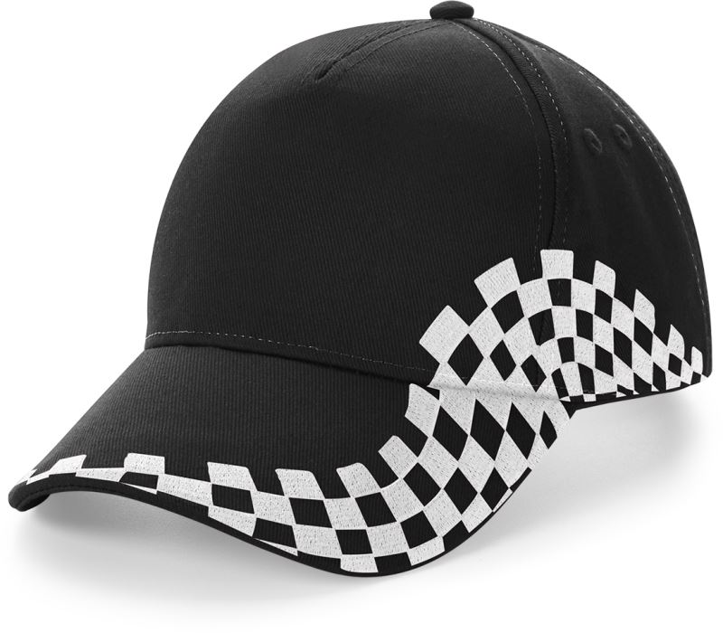 Levně 5 panelová kšiltovka "Grand Prix" - black