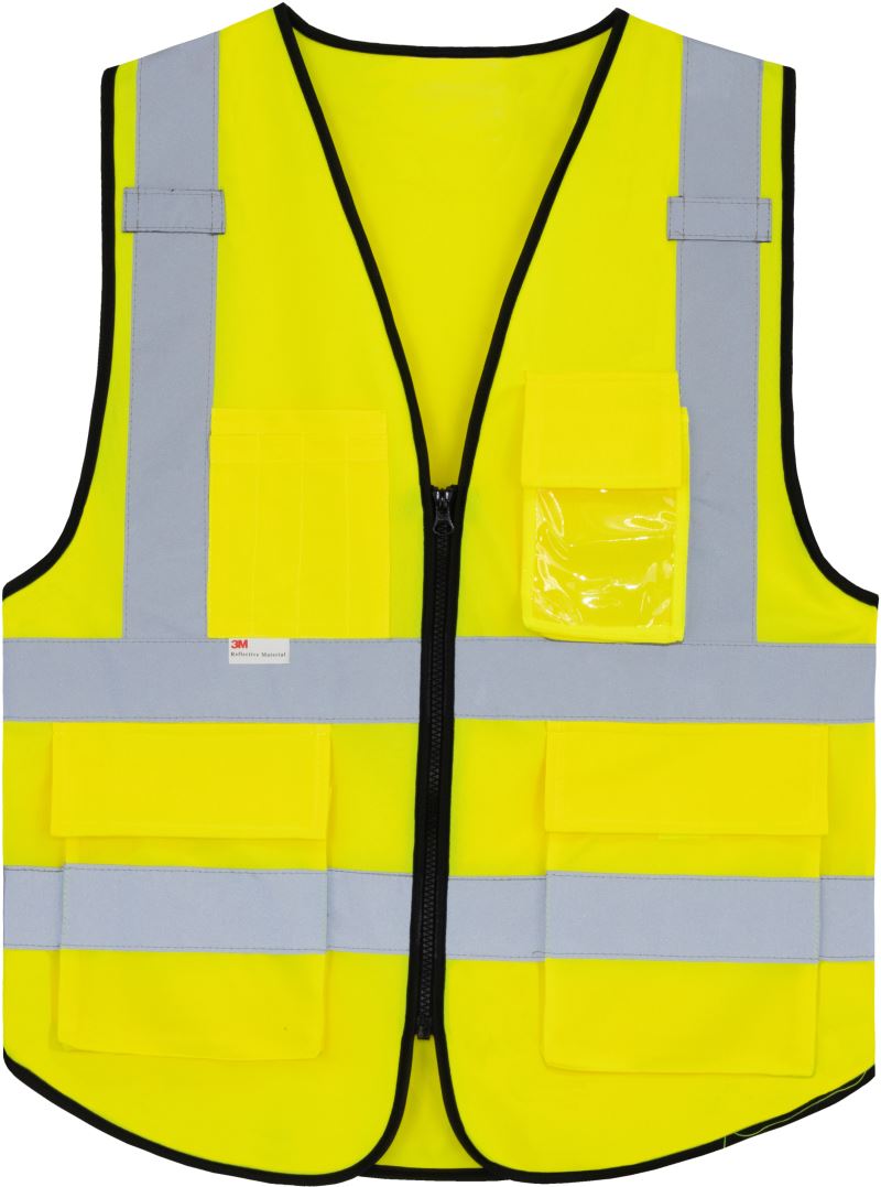 Hi-Vis multifunkční vesta - hi vis yellow