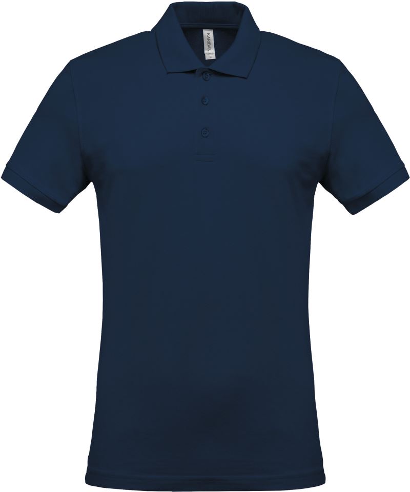 Levně Pánské piqué polo - navy