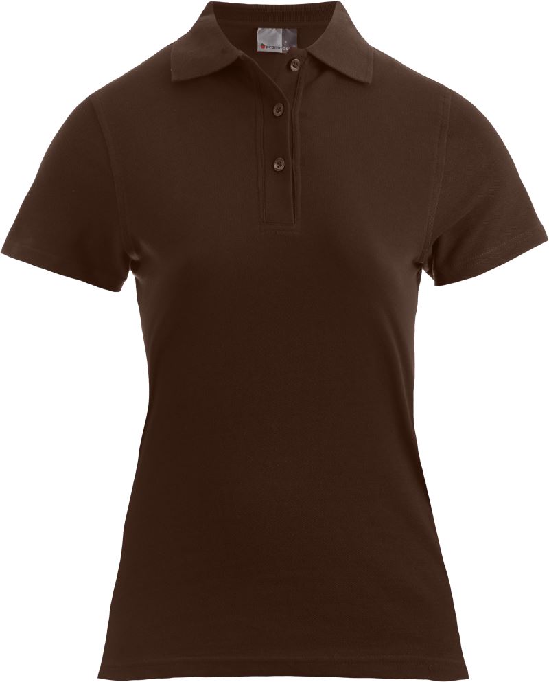 Levně Dámské piqué polo "Superior" - brown