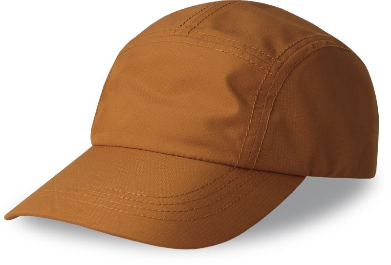 Levně 5 panelová voděodolná kšiltovka - dark mustard
