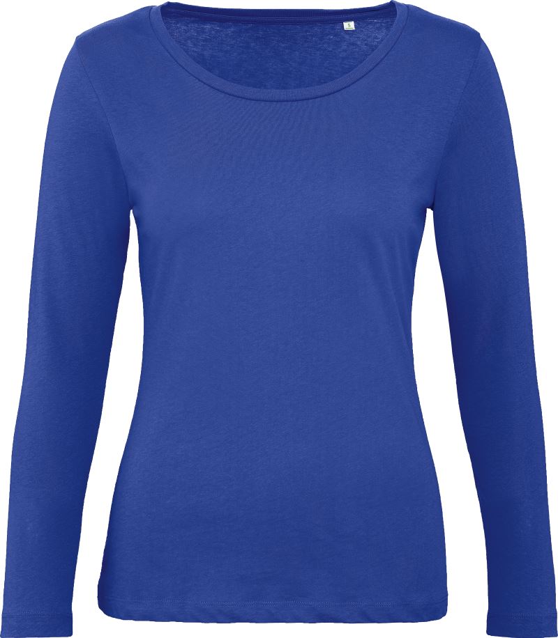 Levně Dámské tričko s dlouhým rukávem - cobalt blue