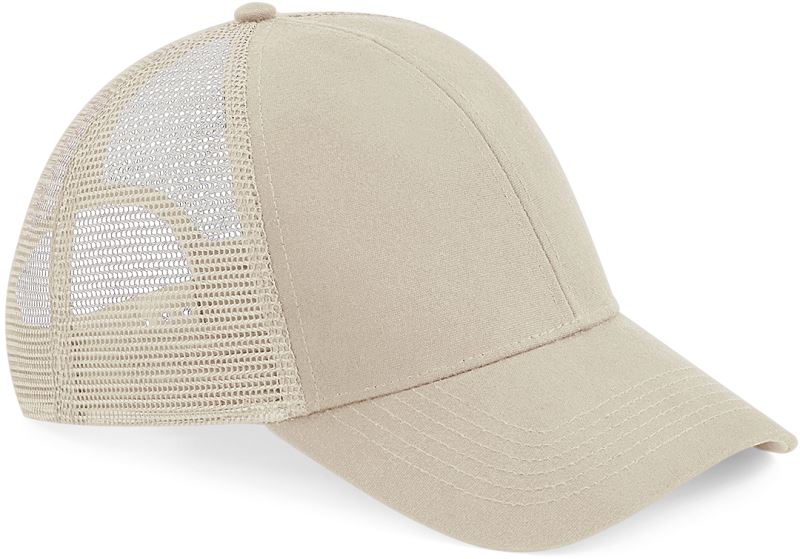 Levně 6 panelová kšiltovka Bio Trucker - sand