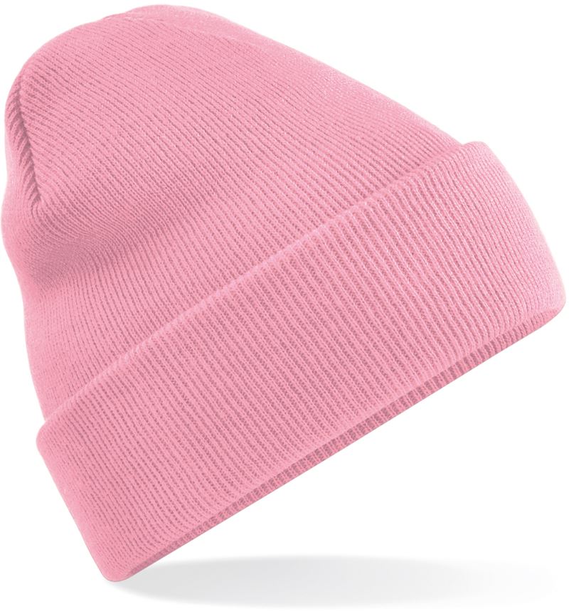 Levně Pletená čepice "Original" - dusky pink