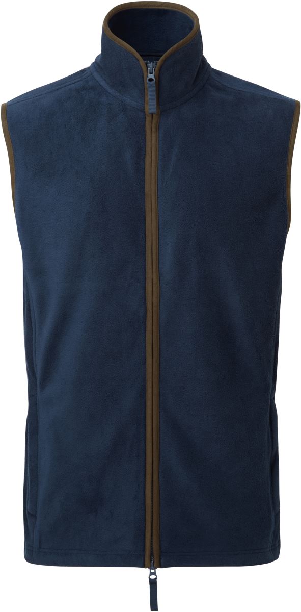 Levně Pánská fleecová vesta "Artisan" - navy/brown