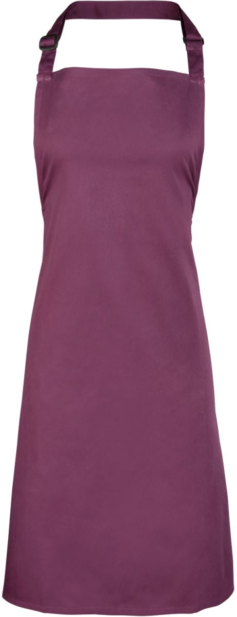 Levně Zástěra s laclem "Colours" - aubergine