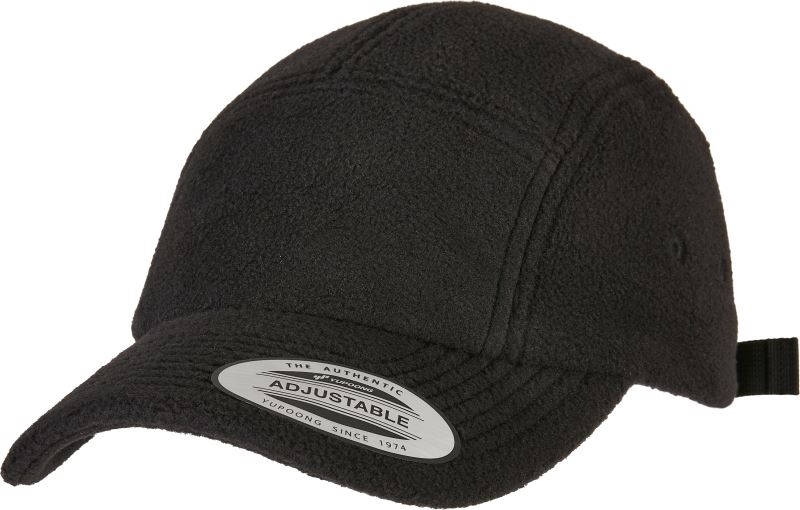 Levně 4 panelová kšiltovka "Fleece Jockey" - black