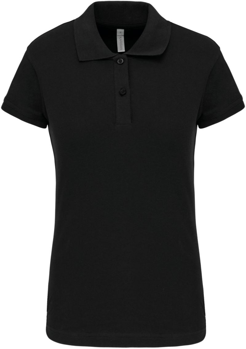 Levně Dámské elastické piqué polo "Brooke" - black