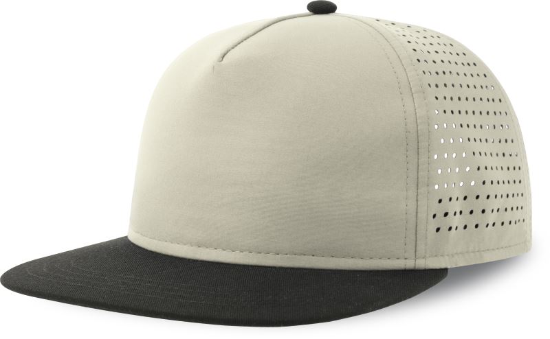 Levně 5 panelová kšiltovka - light grey/black