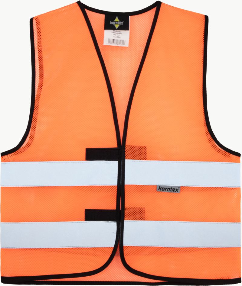 Levně Letní bezpečnostní síťovaná vesta - orange