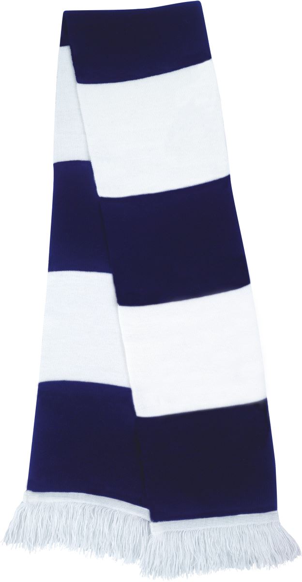 Levně Týmová šála - white/navy